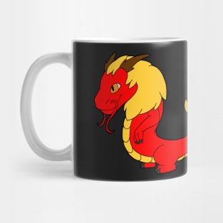 Red Chinese Dragon Mug